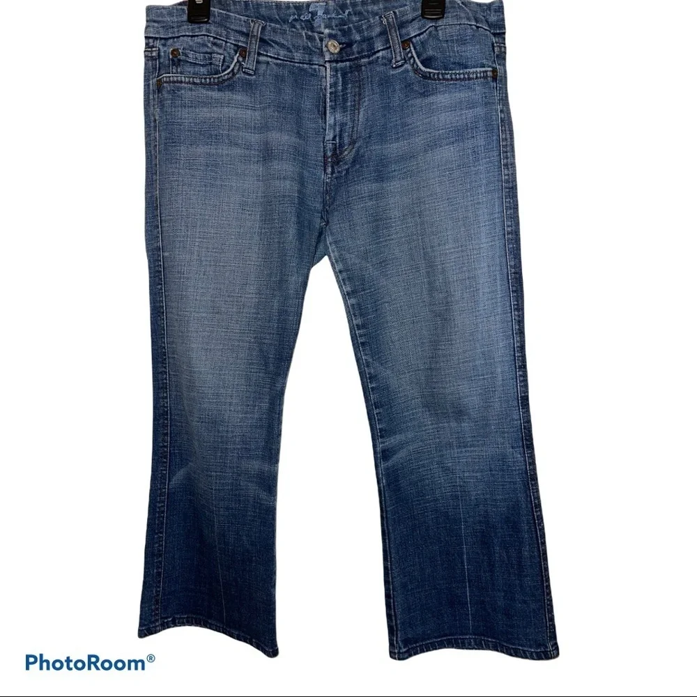 7 for All Mankind Vintage Crop “A” Pocket Jeans 31/12